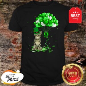 Cat Balloons Heart St. Patrick’s Day 2020 Shirt