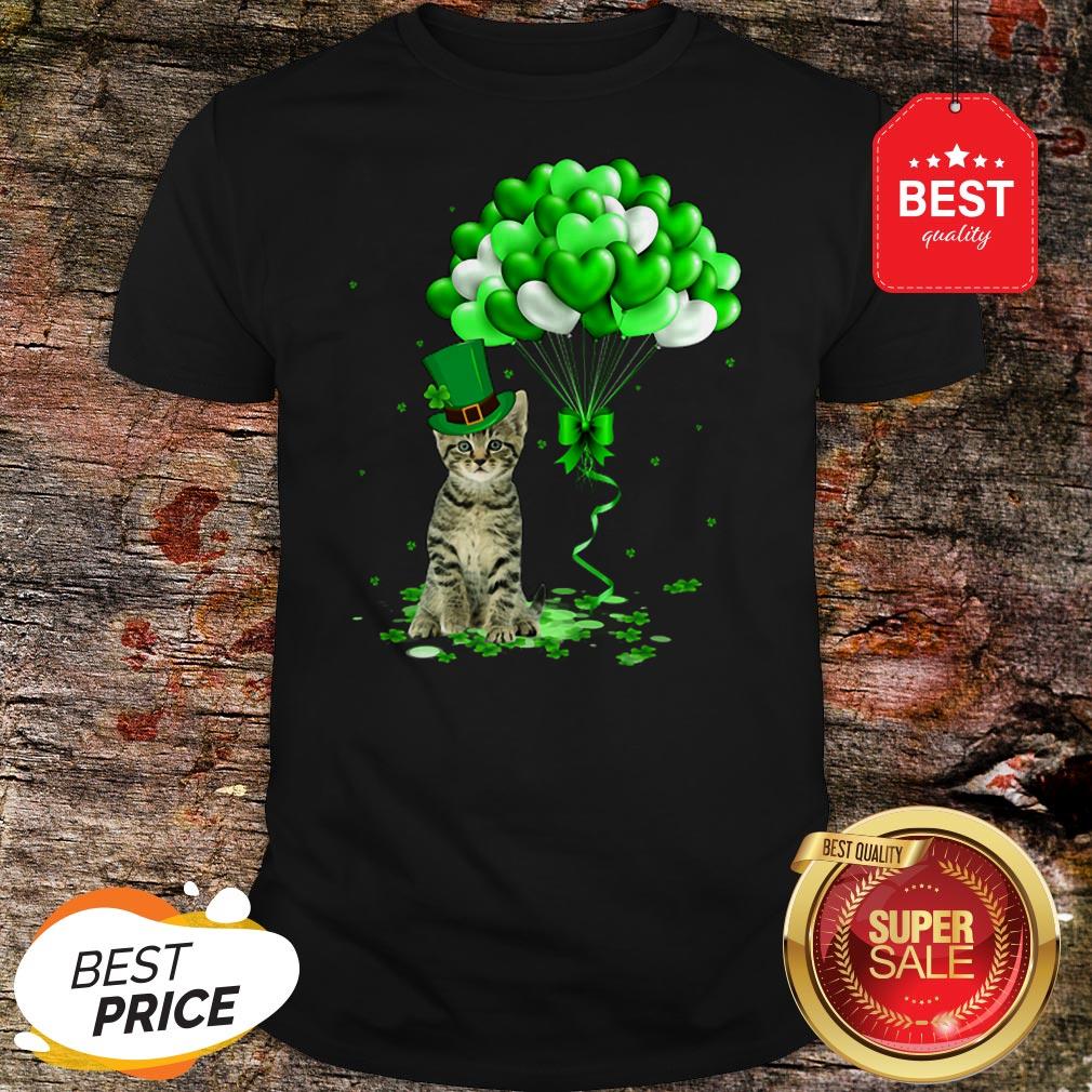 Cat Balloons Heart St. Patrick’s Day 2020 Shirt