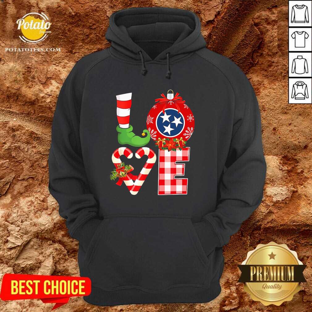 Funny Love Flag Of Tennessee State Christmas Shirt - Image 5