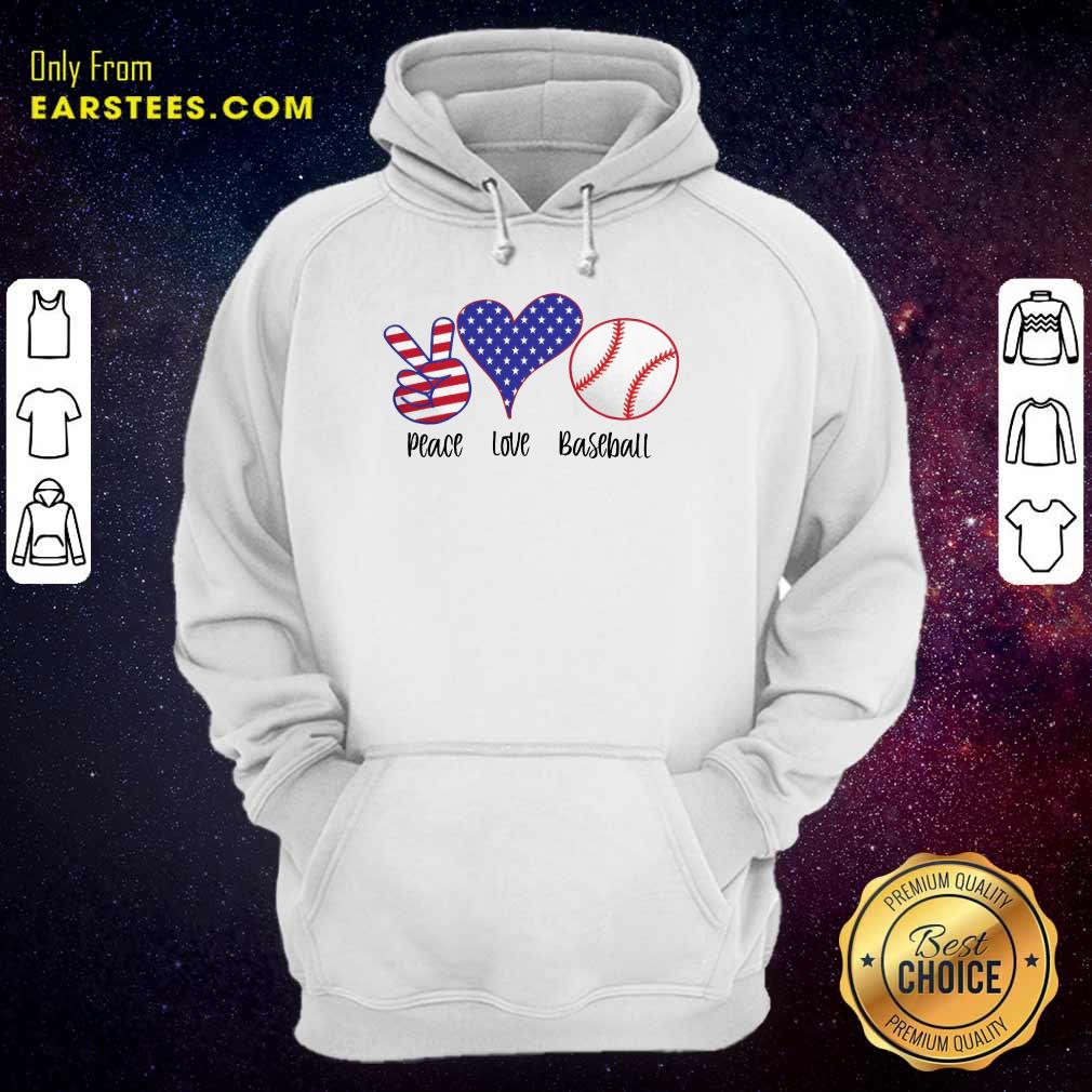 Top Place Love Baseball American Flag Shirt - Image 4
