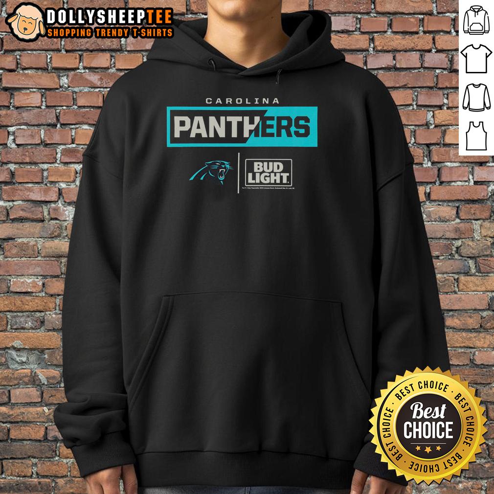 Hot Bud Light Carolina Panthers Team T-Shirt - Image 2