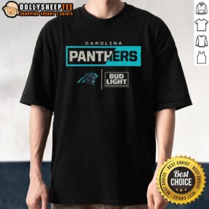 Hot Bud Light Carolina Panthers Team T-Shirt
