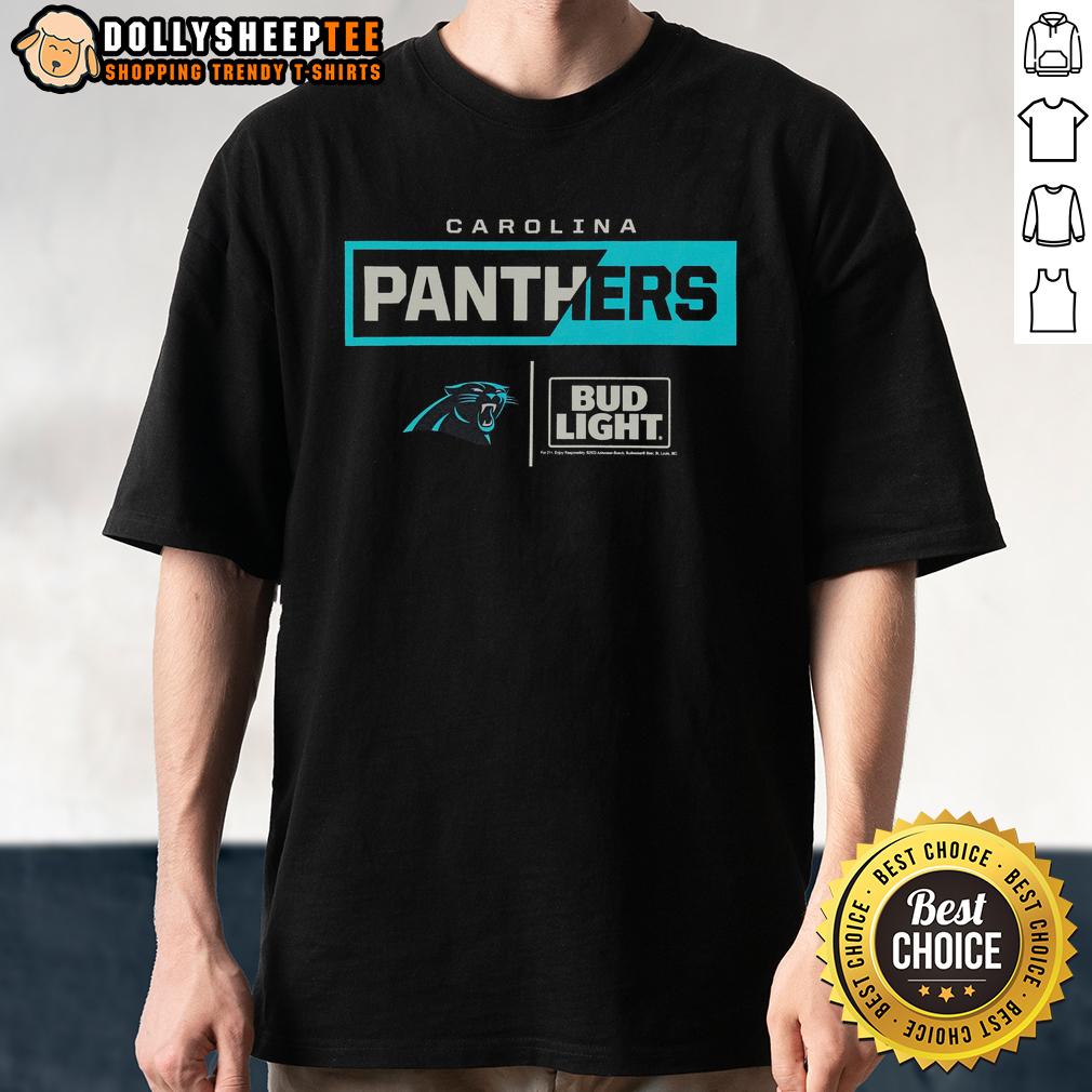 Hot Bud Light Carolina Panthers Team T-Shirt