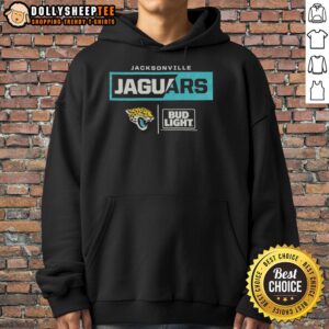Alternative view of Hot Bud Light Jacksonville Jaguars Team T-Shirt