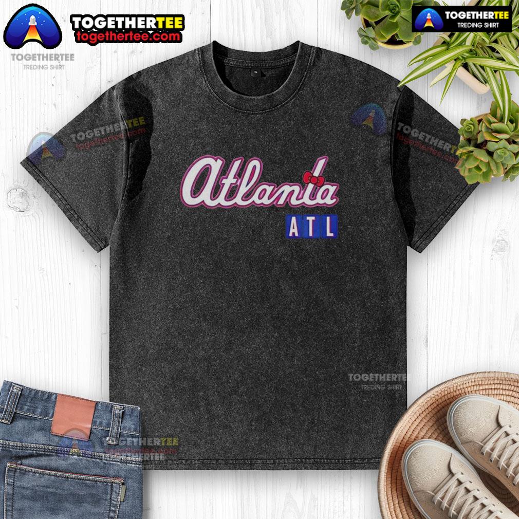 Official 2026 Atlanta Braves X Hello Kitty City Connect T-Shirt - Image 6