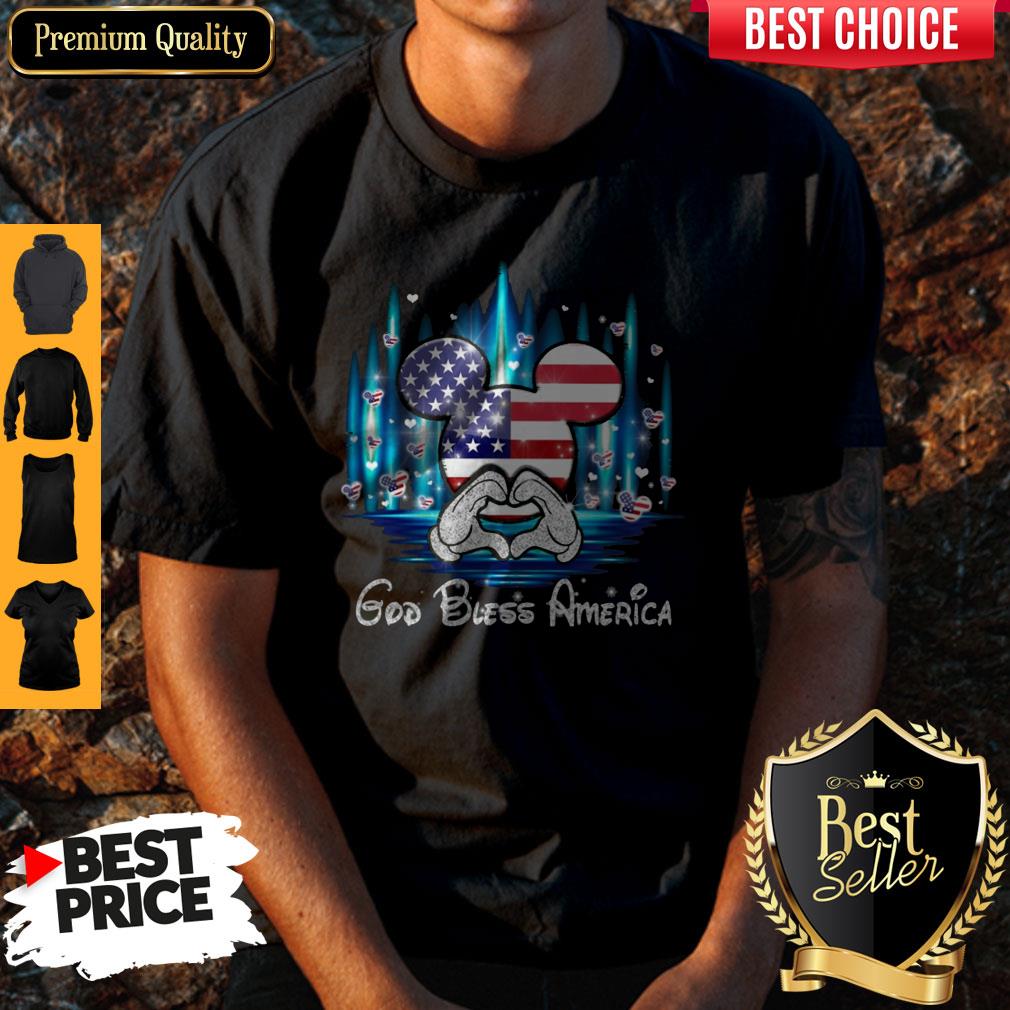 Premium Mickey Mouse God Bless America Shirt