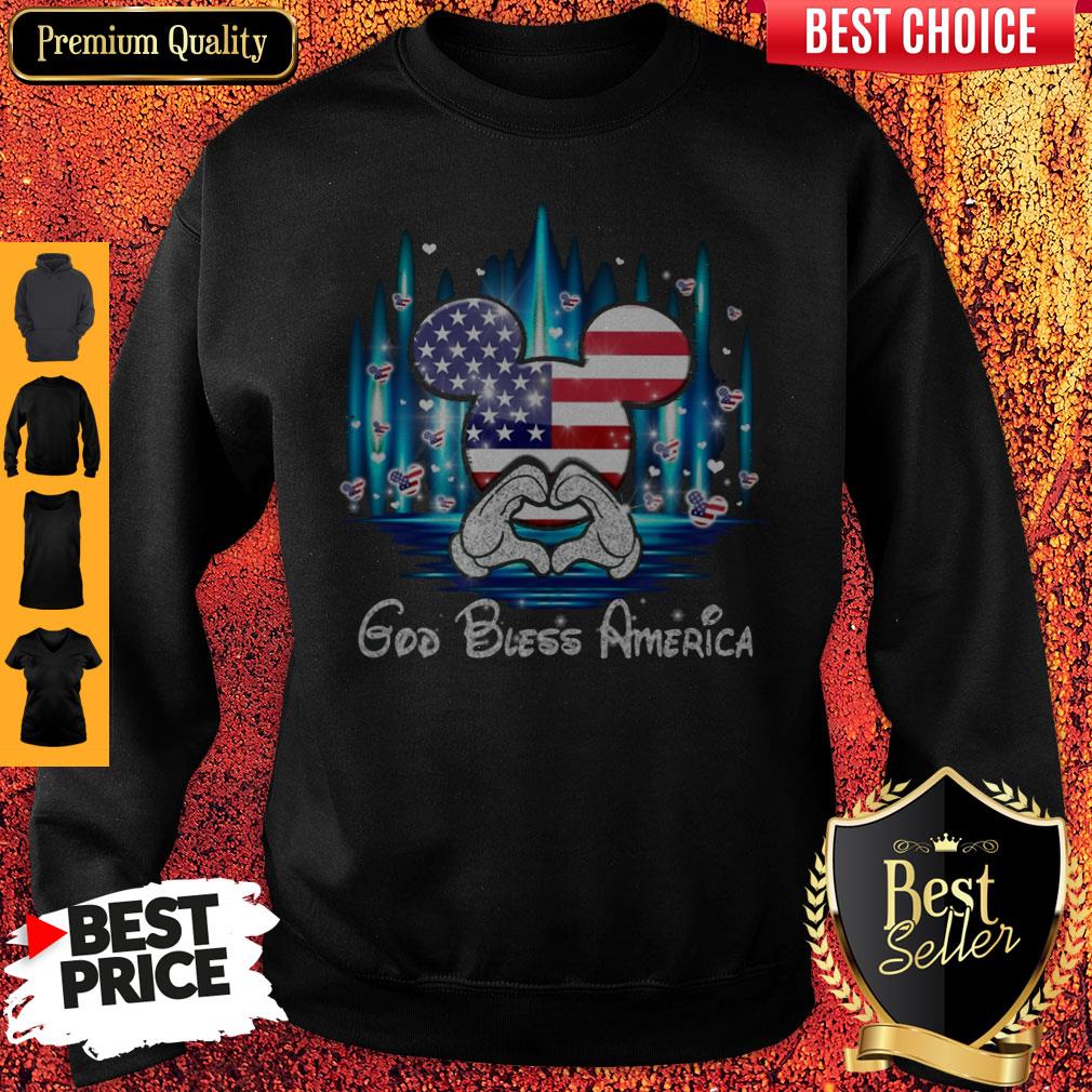 Premium Mickey Mouse God Bless America Shirt - Image 4