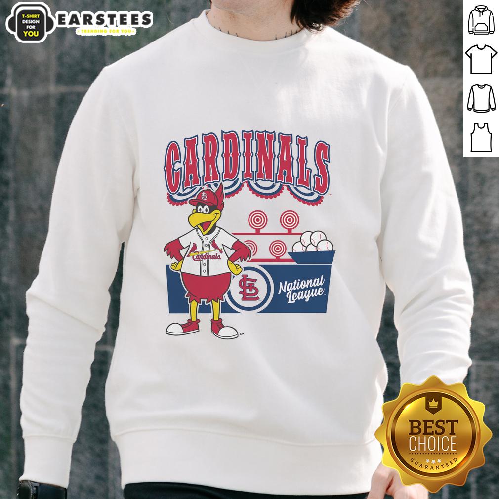 Awesome Mitchell & Ness Cream St. Louis Cardinals Step Back Up T-Shirt - Image 5