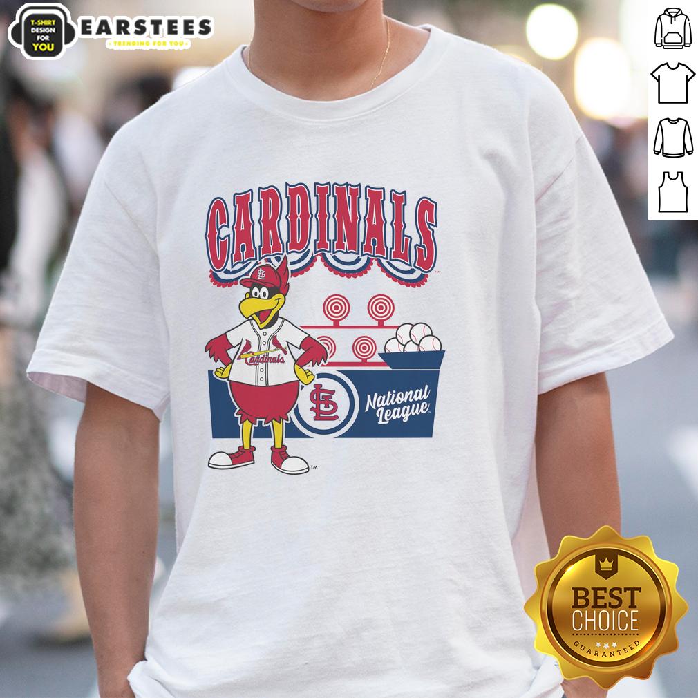 Awesome Mitchell & Ness Cream St. Louis Cardinals Step Back Up T-Shirt
