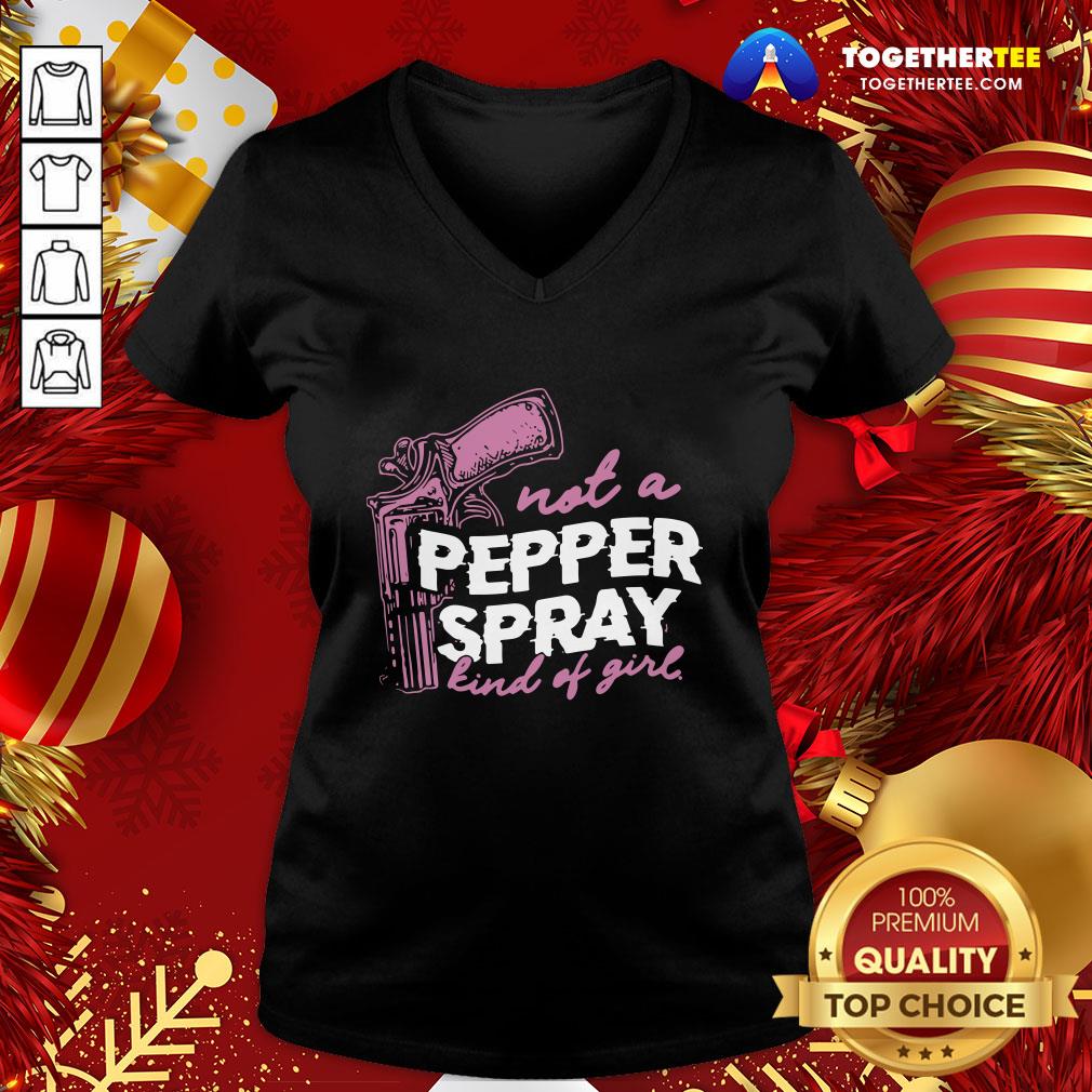 Good Not A Pepper Spray Kind Of Girl Shirt - Image 2