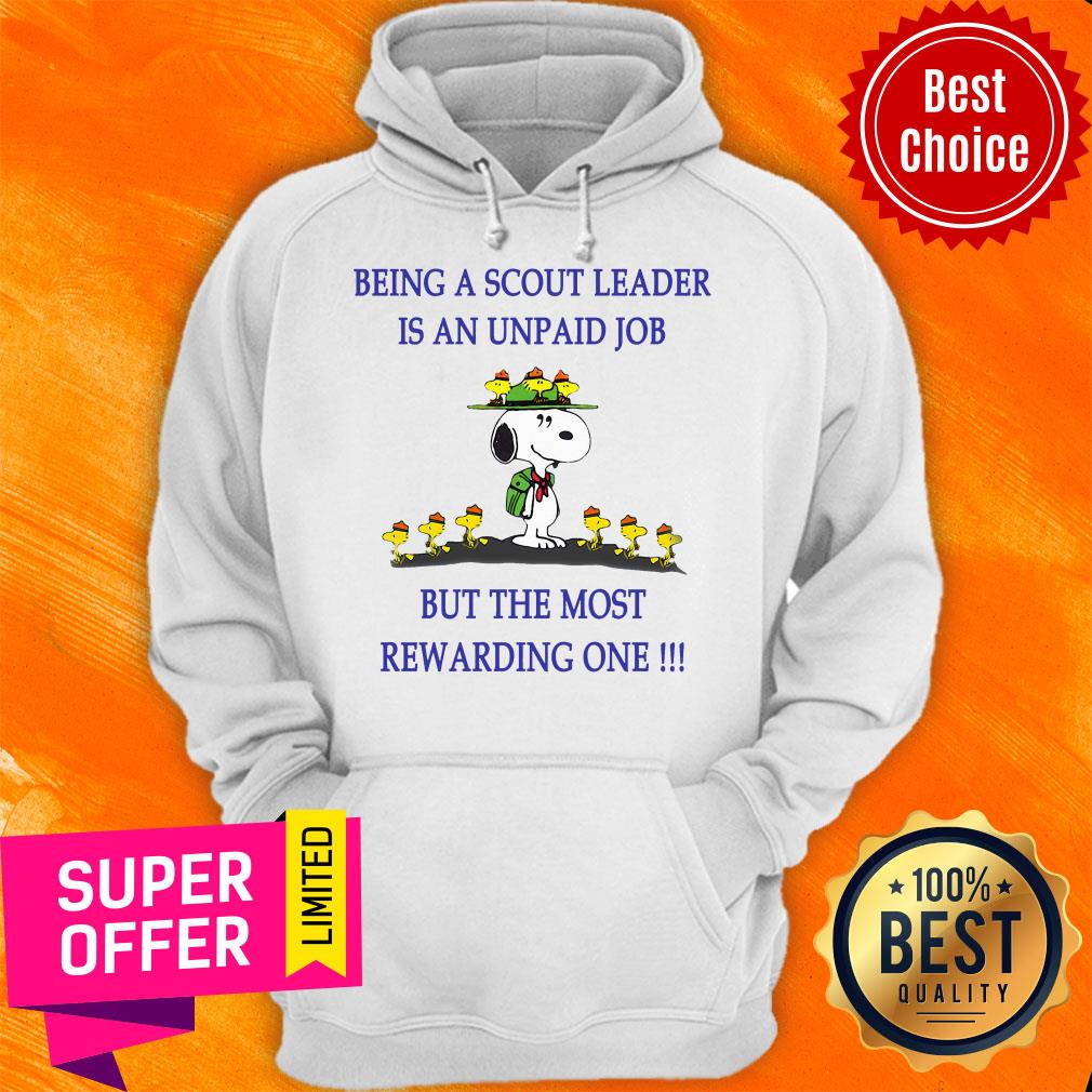Snoopy Being A Scout Leader Is An Unpaid Job But The Most Rewarding One Shirt - Image 3