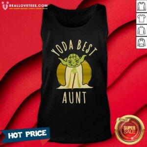 Alternative view of Nice Star War Yoda Best Aunt 2021 Vintage Shirt