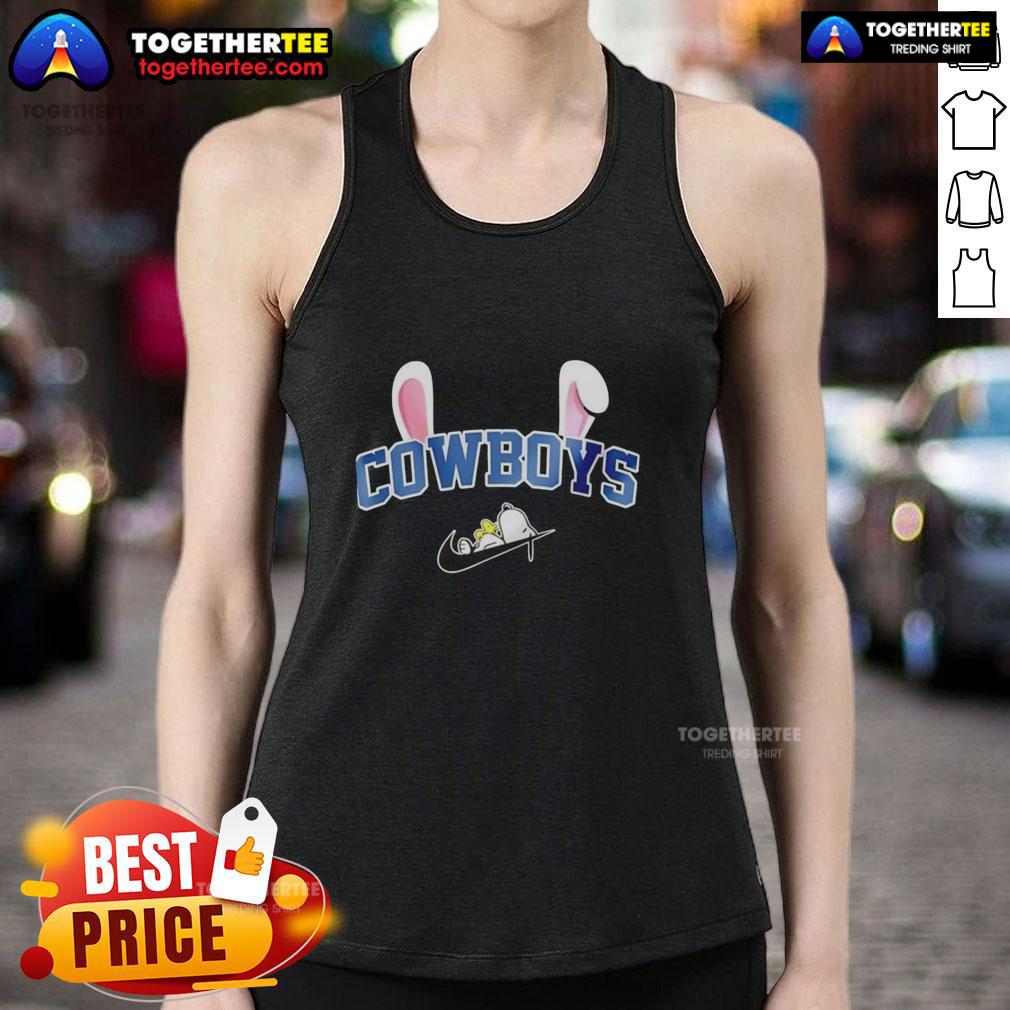 Good Dallas Cowboys X Snoopy Happy Easter T-Shirt - Image 4