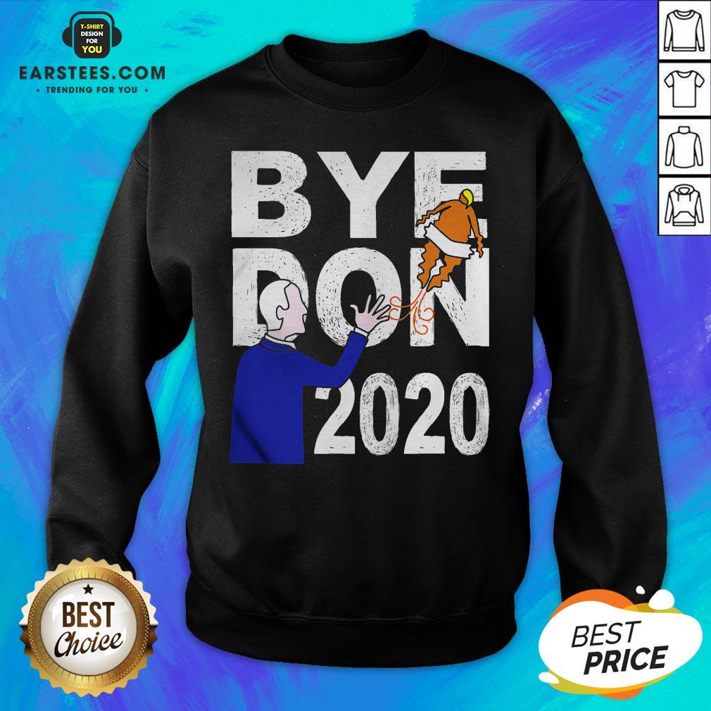 Awesome Bye Don 2020 Biden Waving At Trump Balloon Funny Anti Trump Shirt - Image 5