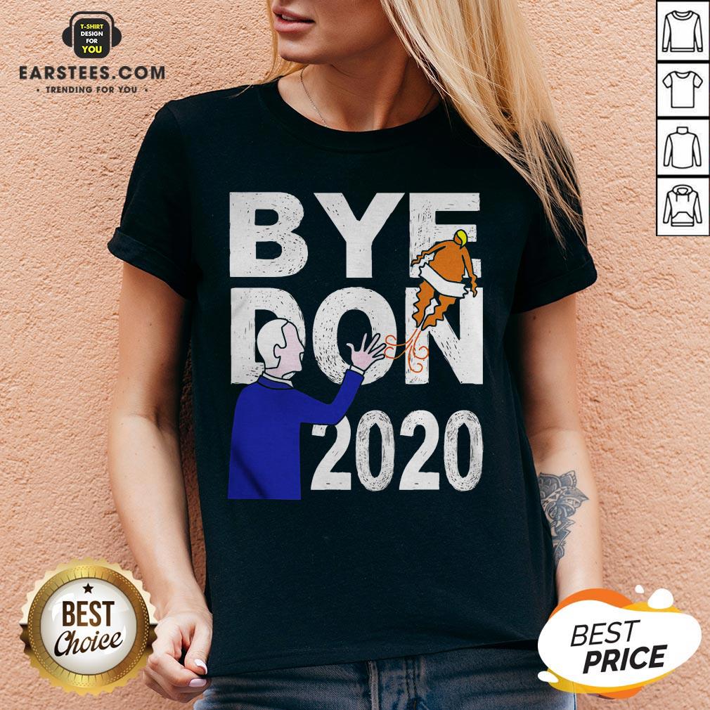 Awesome Bye Don 2020 Biden Waving At Trump Balloon Funny Anti Trump Shirt - Image 3