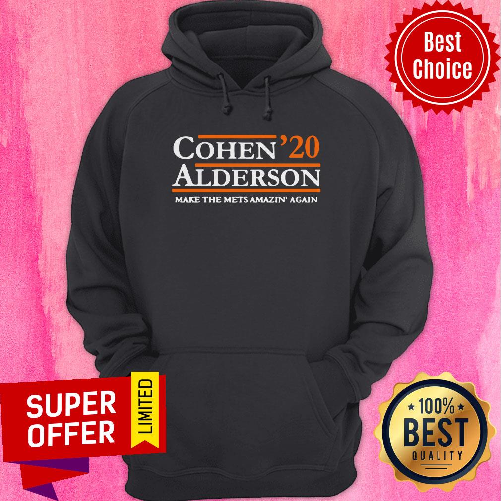 Nice Cohen Alderson 2020 Make The Mets Amazin’ Again Shirt - Image 2