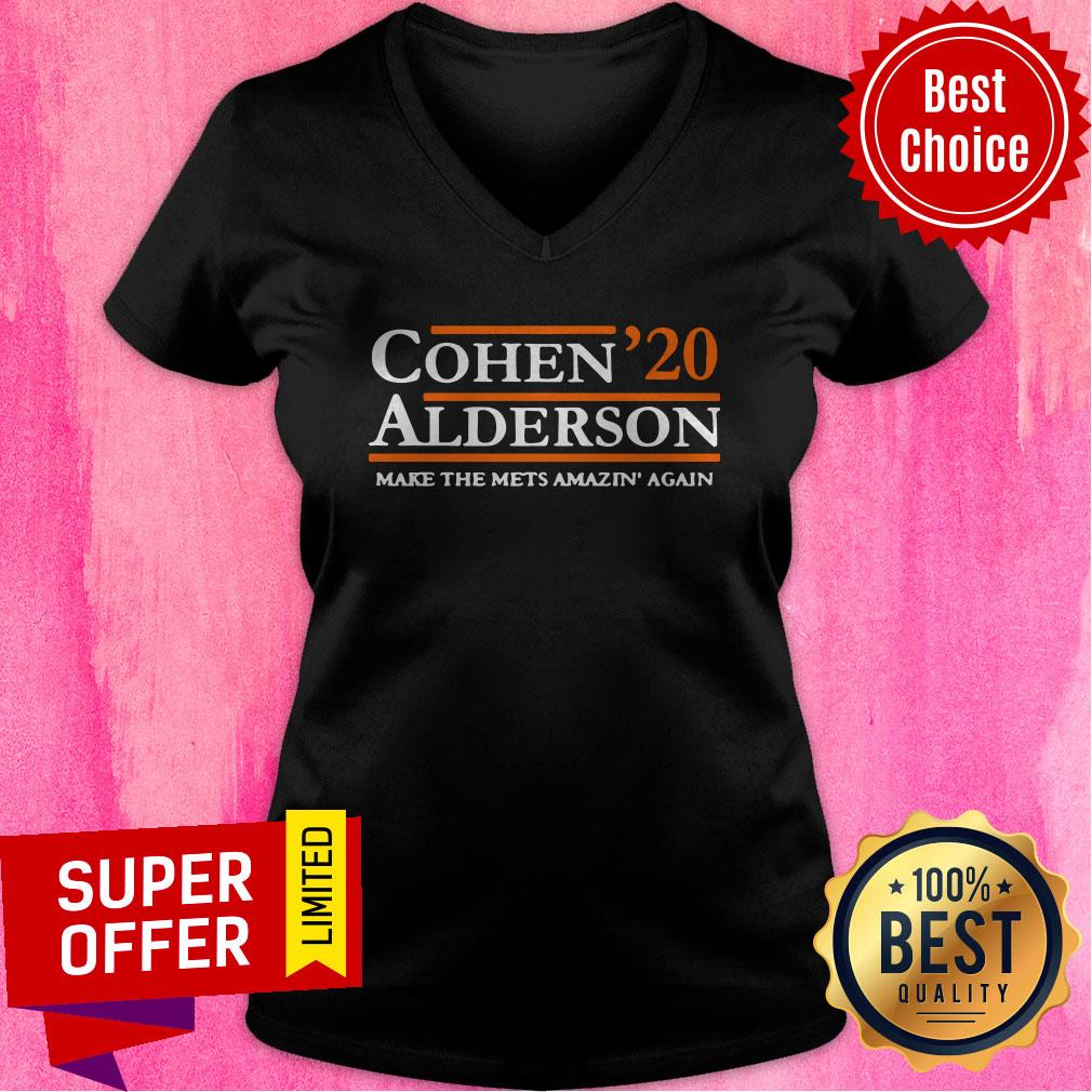 Nice Cohen Alderson 2020 Make The Mets Amazin’ Again Shirt - Image 5