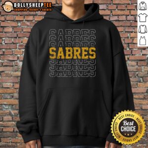 Alternative view of Nice Sabres Vintage T-Shirt