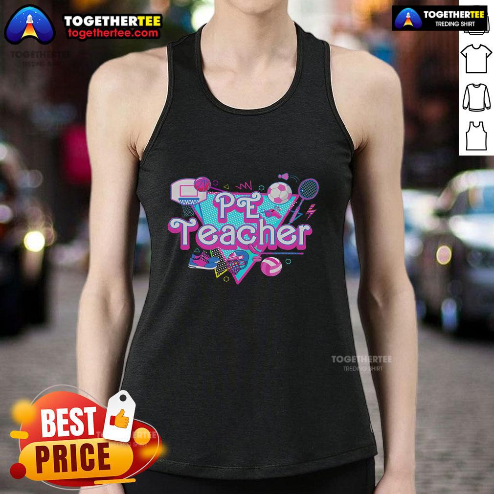 Pretty PE Teacher T-Shirt - Image 4