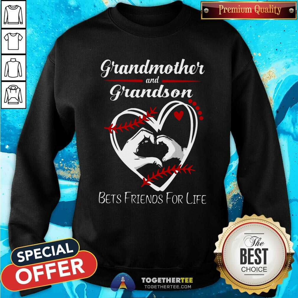 Cute Grandmother And Grandson Best Friends For Life Shirt - Image 2