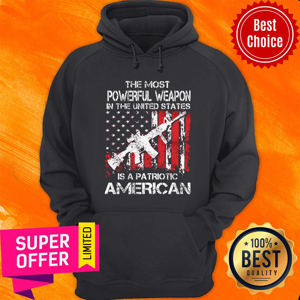 The Most Powerful Weapon Patriotic American Flag Shirt - Image 5
