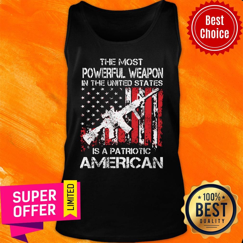 The Most Powerful Weapon Patriotic American Flag Shirt - Image 3