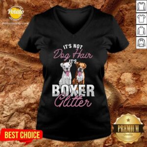 Alternative view of Dog Lover Puppy Owner It's Not Dog Hair It's Boxer Shirt