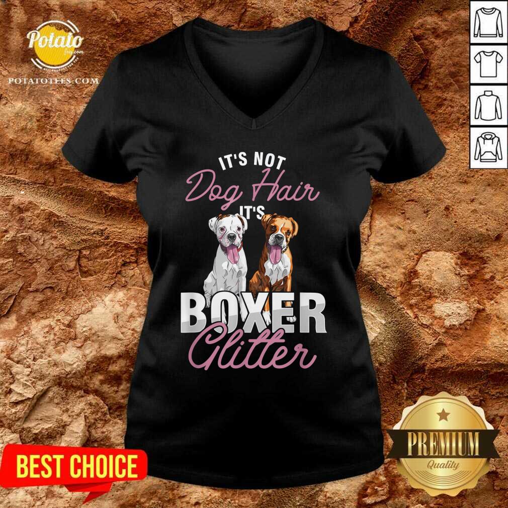 Dog Lover Puppy Owner It's Not Dog Hair It's Boxer Shirt - Image 2