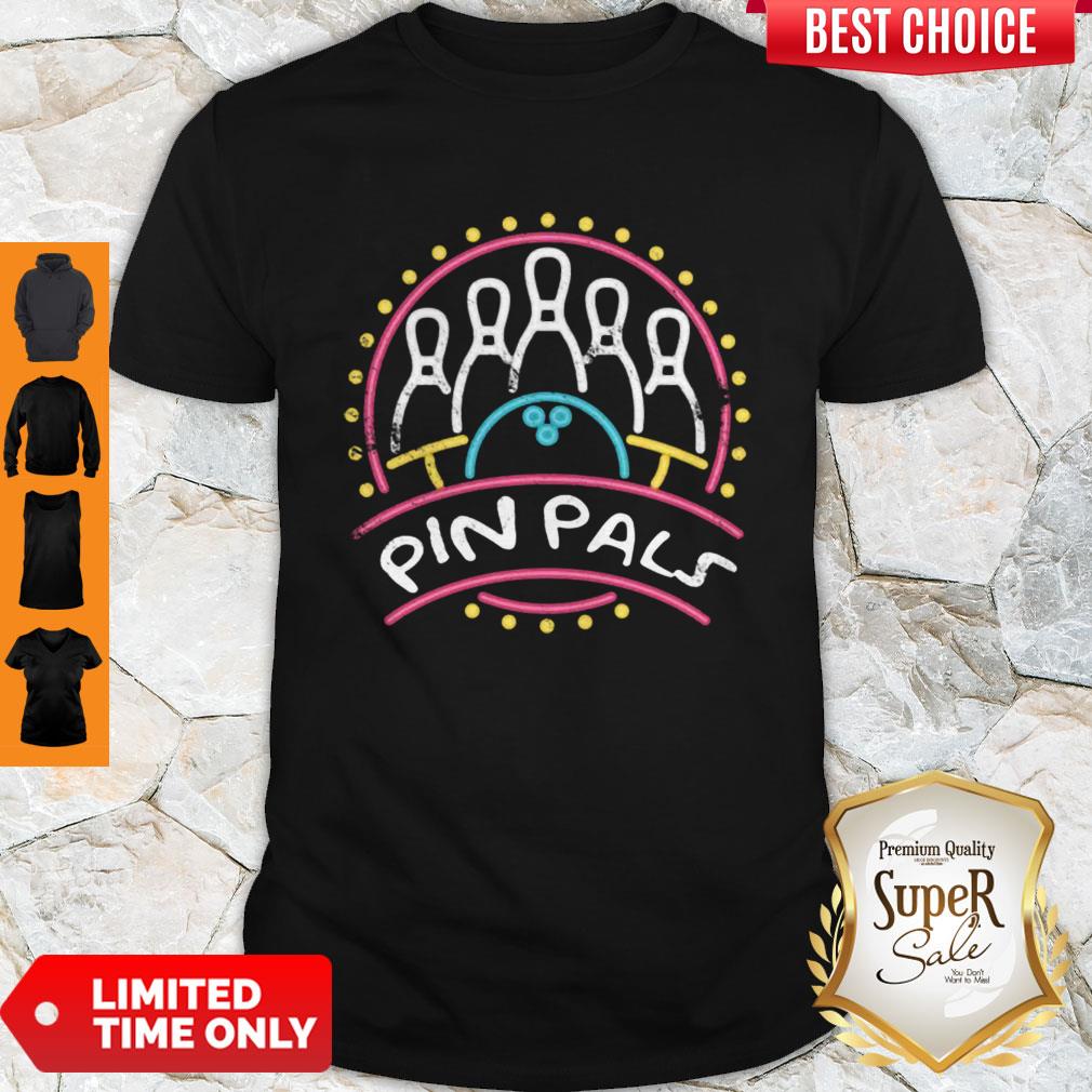 Good Pin Pals SIMPSONS Bowling Team Distressed Shirt
