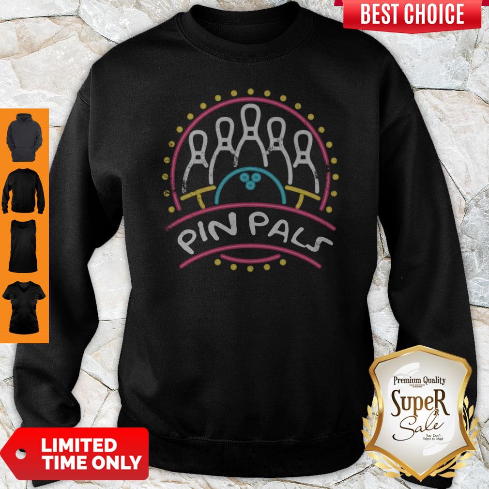Good Pin Pals SIMPSONS Bowling Team Distressed Shirt - Image 3