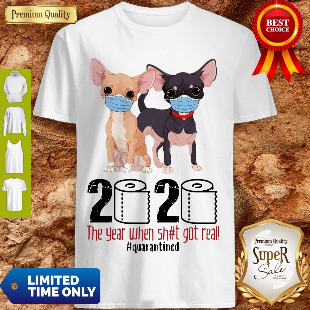 Premium Chihuahua Toilet Paper 2020 Coronavirus Shirt