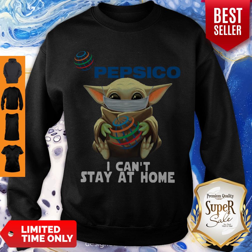 Premium Baby Yoda Mask Pepsico I Can’t Stay At Home Coronavirus Shirt - Image 3