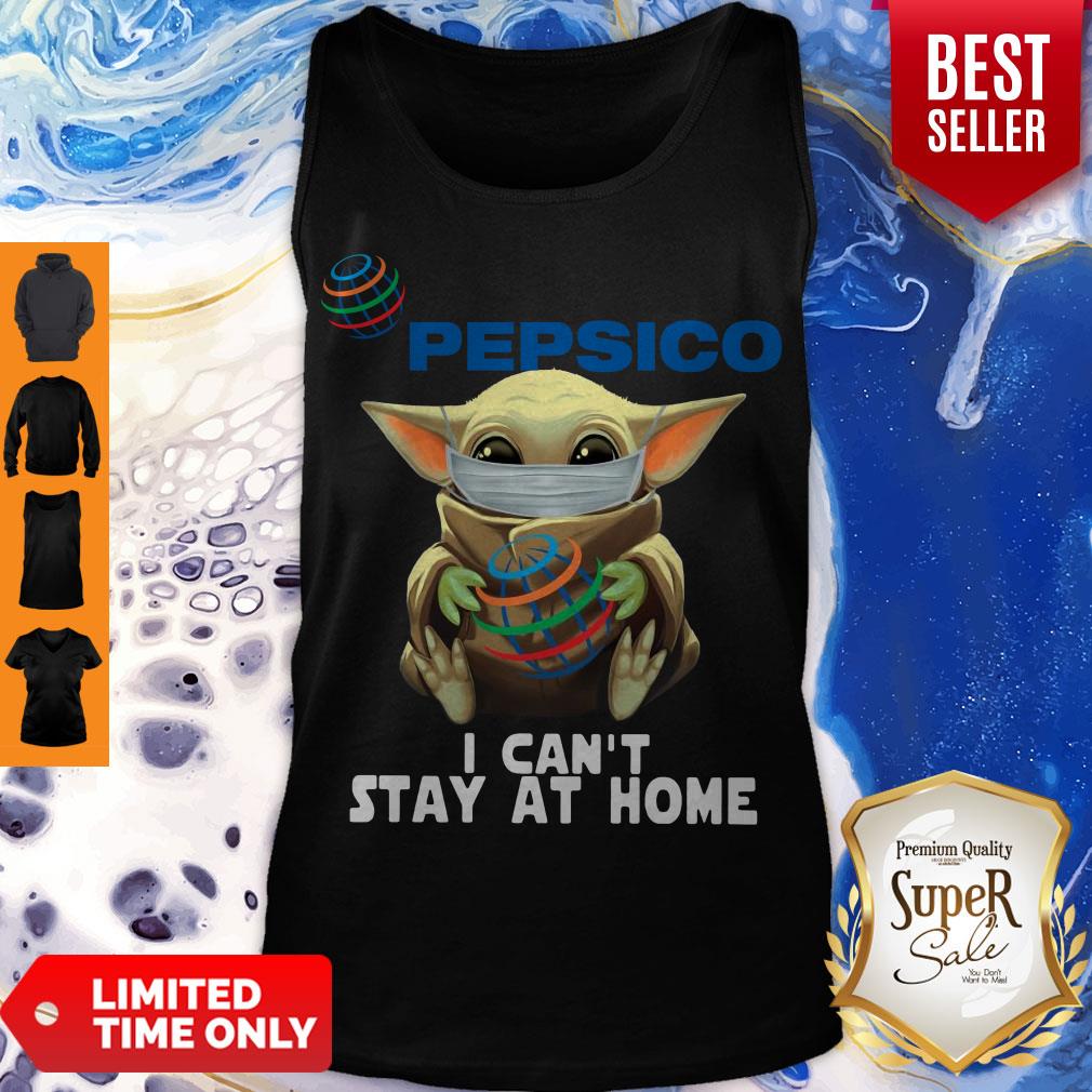 Premium Baby Yoda Mask Pepsico I Can’t Stay At Home Coronavirus Shirt - Image 4