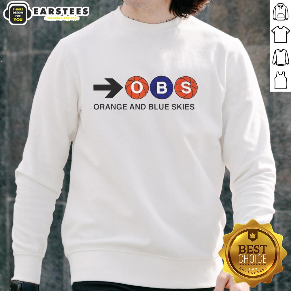 Good Obs Orange And Blue Skies T-Shirt - Image 5