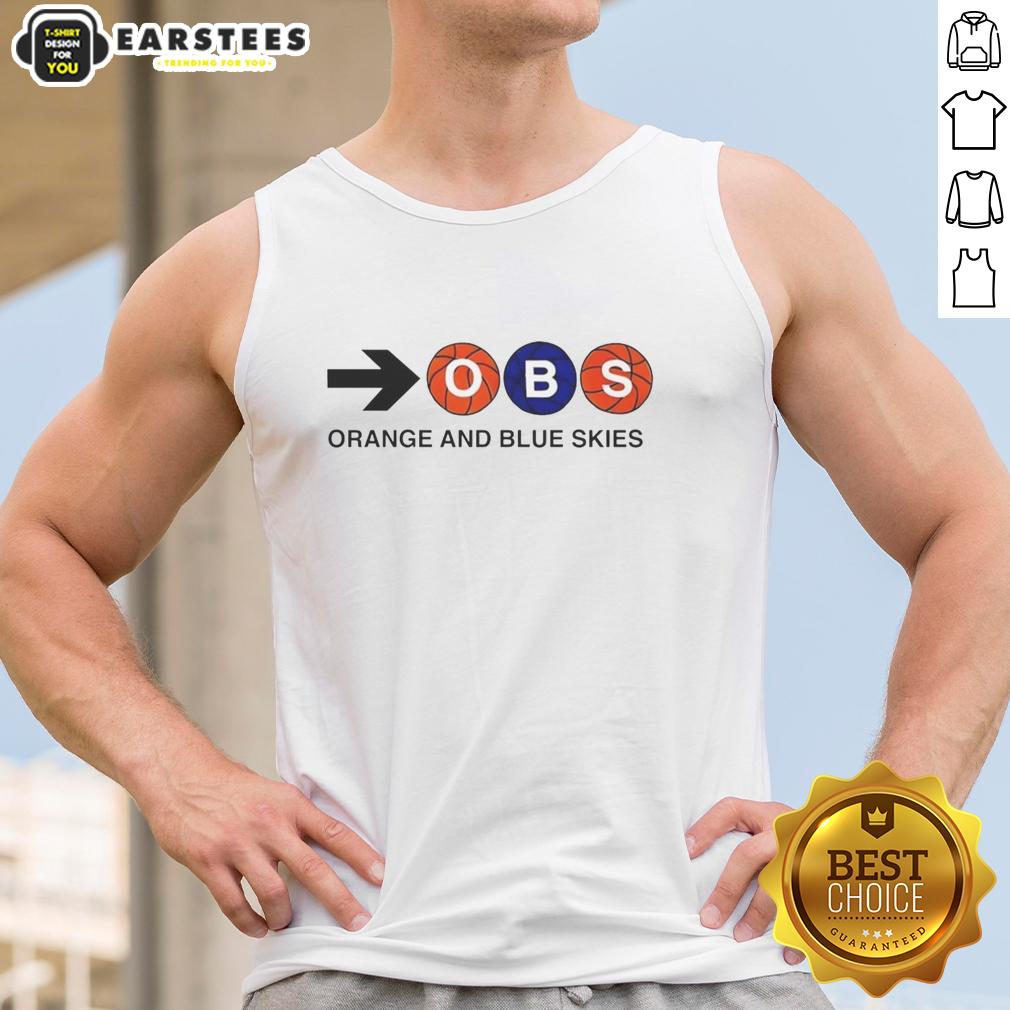 Good Obs Orange And Blue Skies T-Shirt - Image 4