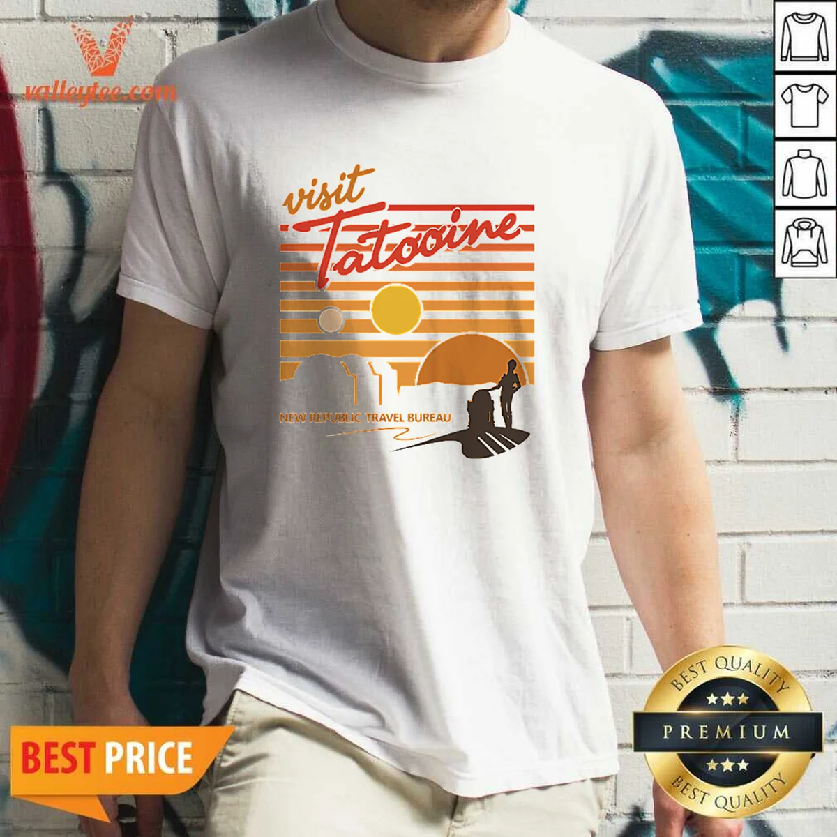 Nice Visit Tatooine Travel Bureau Shirt