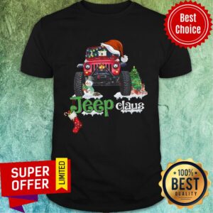 Santa Jeep Claus Christmas Shirt
