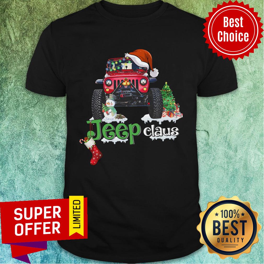 Santa Jeep Claus Christmas Shirt