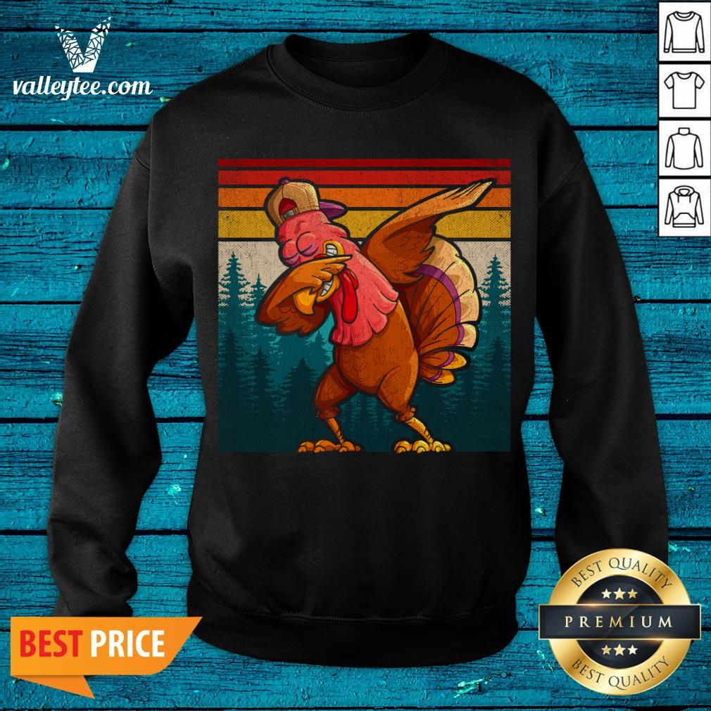 Super Nice Dabbing Truthahn Dab Thanksgiving Gift Shirt - Image 2