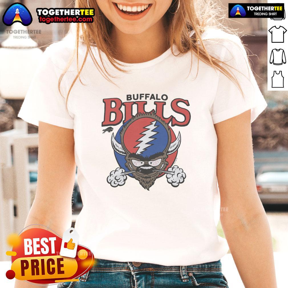 Premium Buffalo Bills Homage NFL X Grateful Dead T-Shirt - Image 3