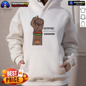 Alternative view of Top Black History Month Unstoppable Unshaken Unbreakable T-Shirt