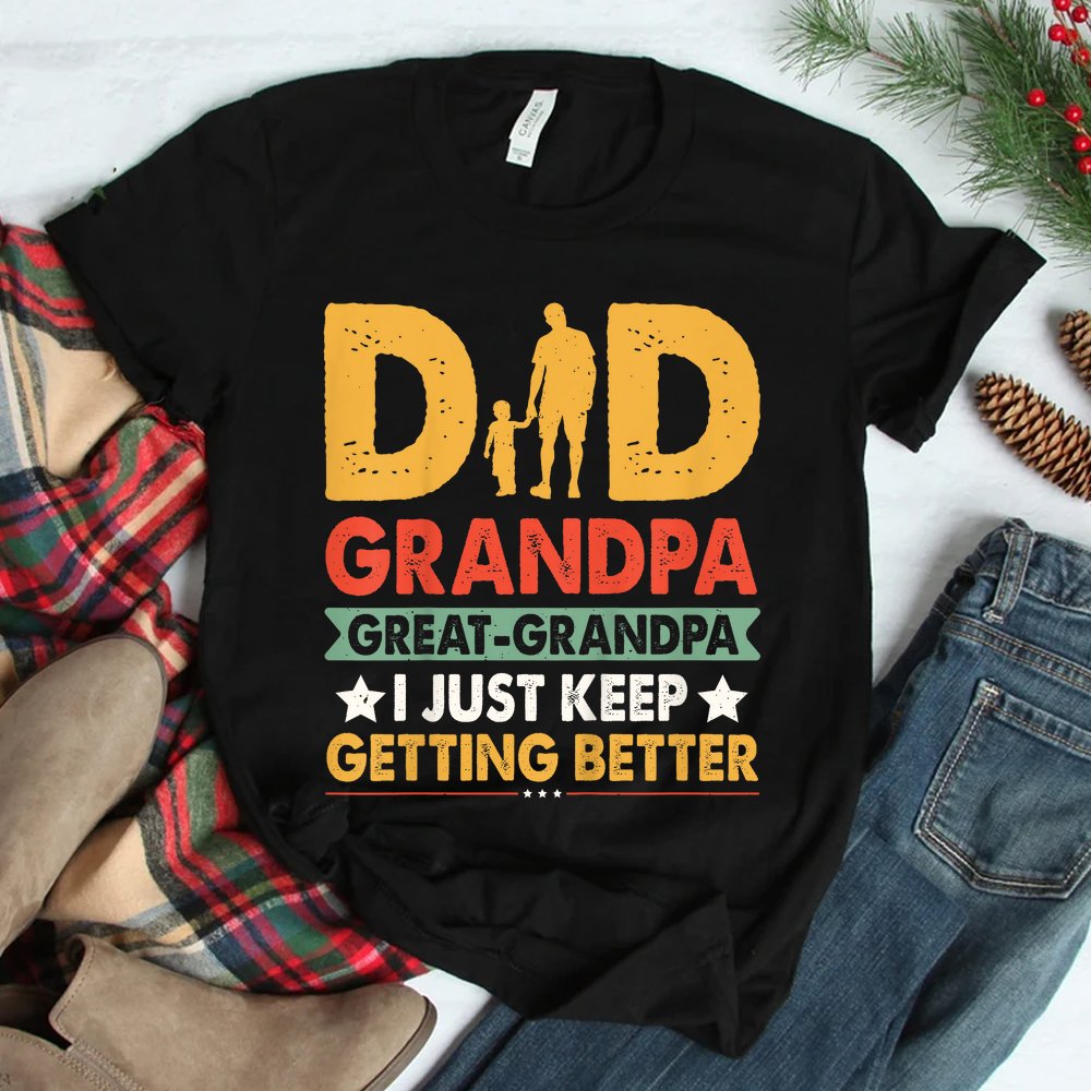 Funny Great Grandpa For Fathers Day Shirt