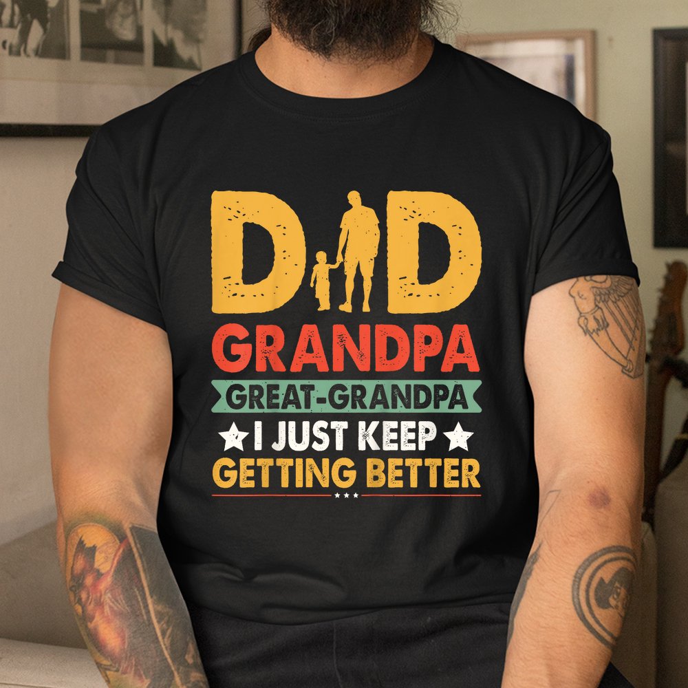 Funny Great Grandpa For Fathers Day Shirt - Image 3