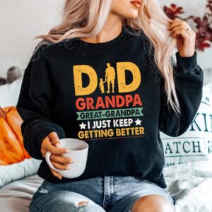 Alternative view of Funny Great Grandpa For Fathers Day Shirt