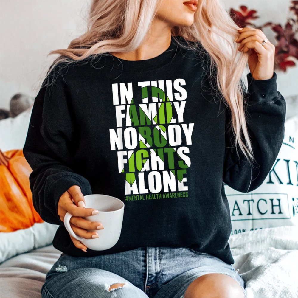 Mental Health Awareness Ribbon Family You Matter Kindness Shirt - Image 2