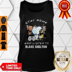 Alternative view of Nice Snoopy Stay Home And Listen To Blake Shelton Coronavirus Shirt