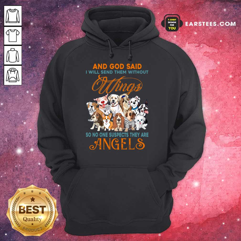 Nice Wings Dog And God Said Angels Shirt - Image 4