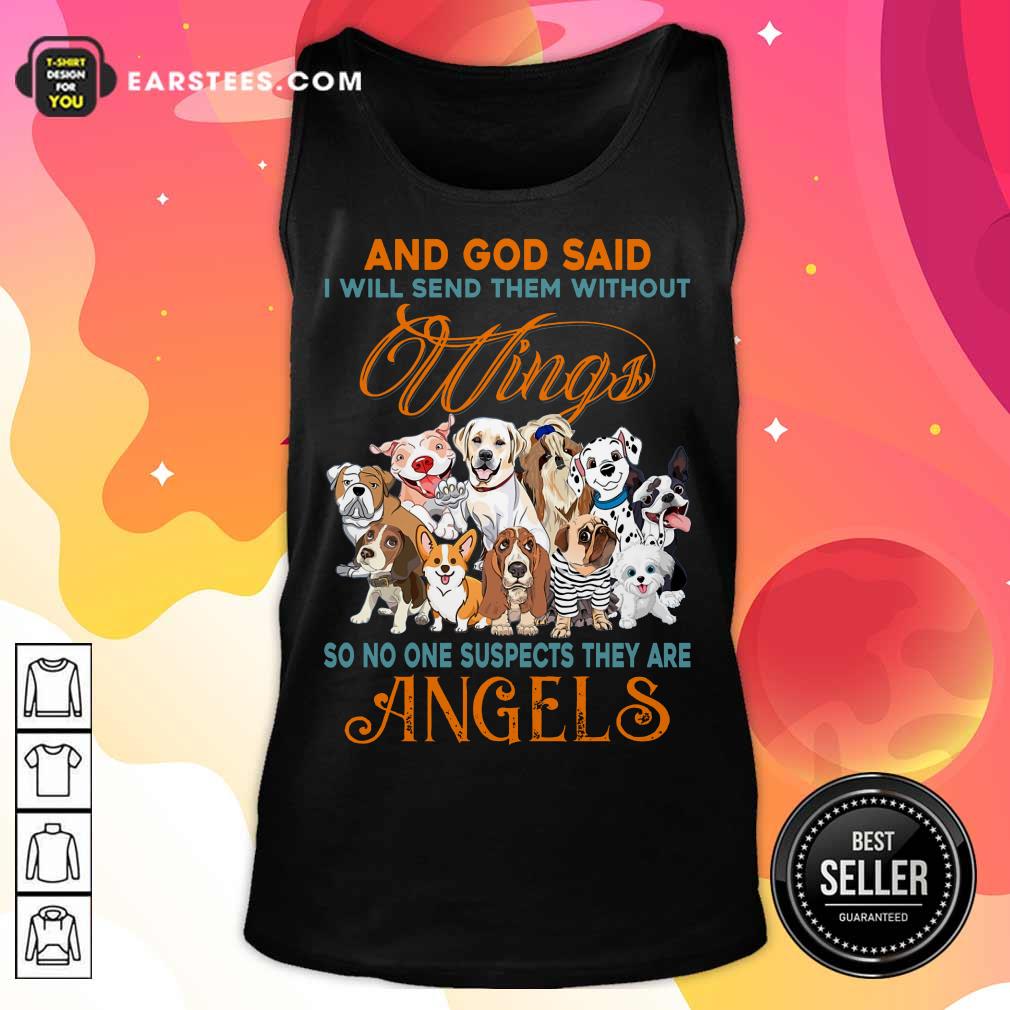 Nice Wings Dog And God Said Angels Shirt - Image 2