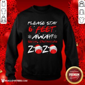Alternative view of Perfect Please Stay 6 Feet Golf In Mask Social Distancing 2020 Wear Mask Shirt
