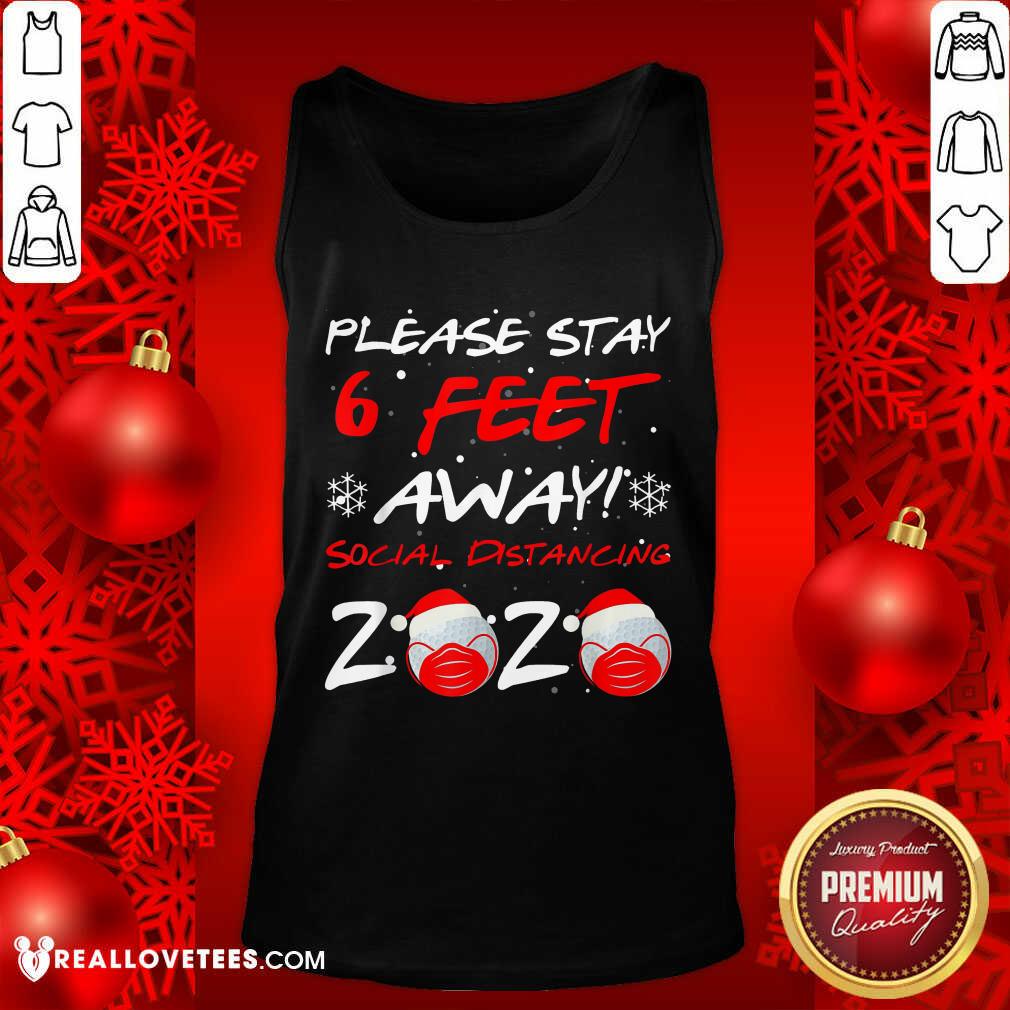 Perfect Please Stay 6 Feet Golf In Mask Social Distancing 2020 Wear Mask Shirt - Image 4
